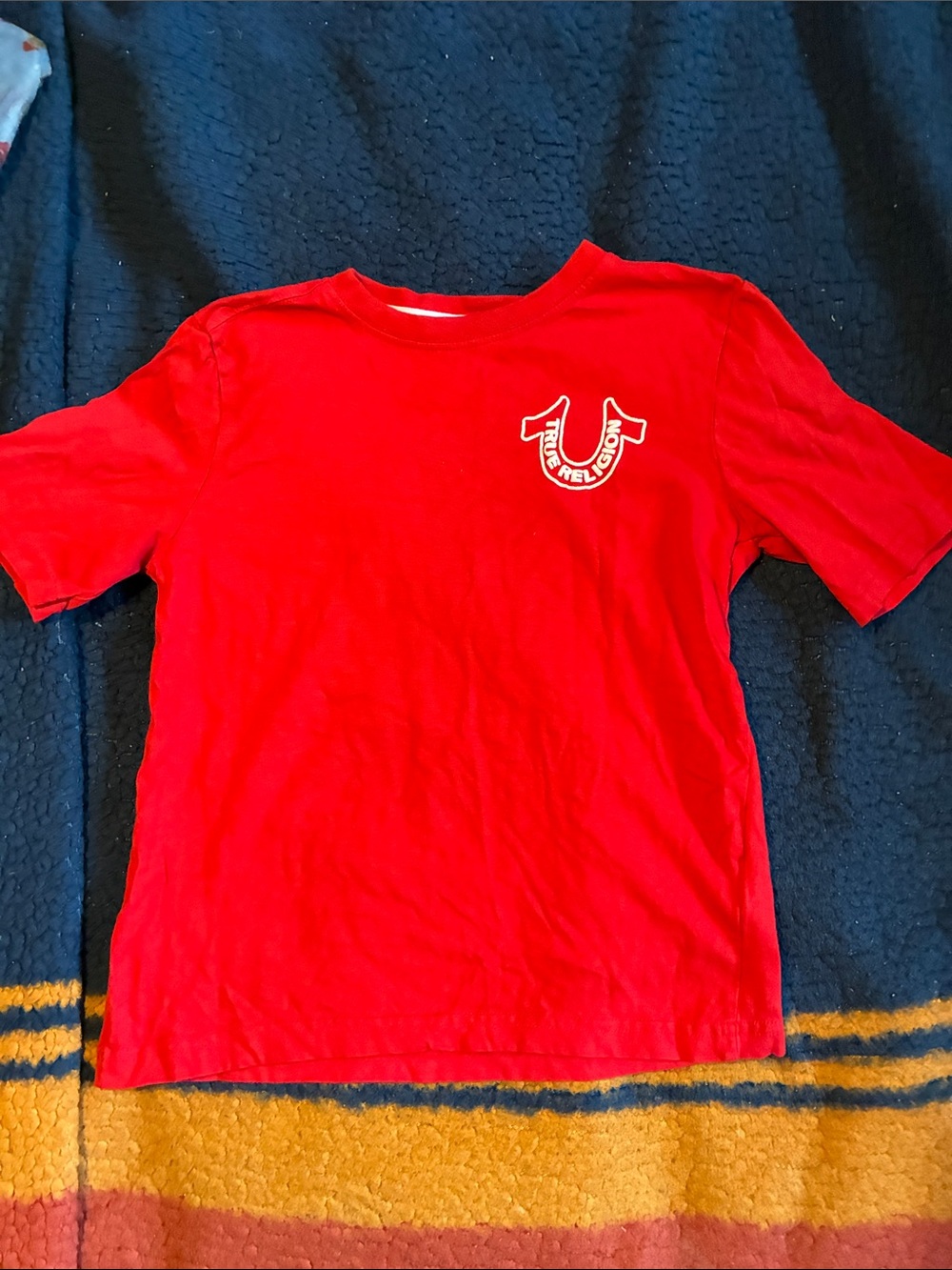 True Religion red Short Sleeve Tee